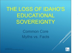 The Loss of Idaho’s Educational Sovereignty ppt